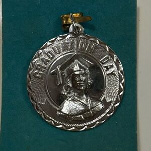 Vintage Sterling Silver Charm/Pendant “Graduation Day”